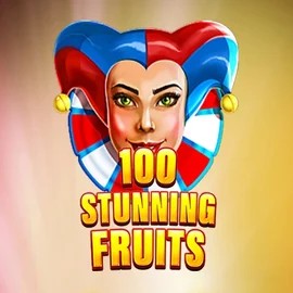 Slots logo of 100 Stunning Fruits from SYNOT Games at Ringospin Casino