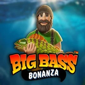 Slots logo of Big Bass Bonanza from Pragmatic Play at Ringospin Casino