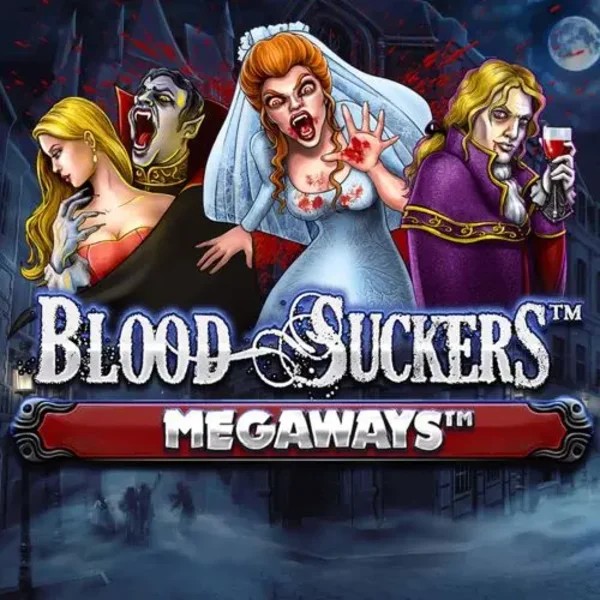 Blood Suckers Megaways logo – Slots by Red Tiger Gaming at Ringospin Casino