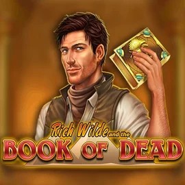 Book of Dead slot logo by Play'n GO at Ringospin Casino