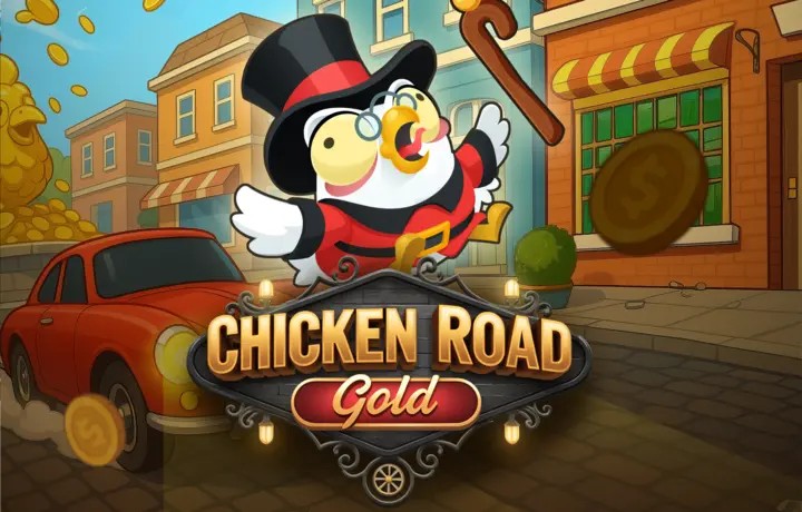 Official Casino Games logo: Chicken Road Gold by InOut at Ringospin Casino