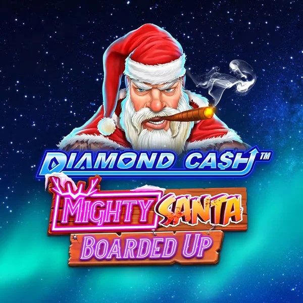 Diamond Cash Mighty Santa Boarded Up – slot by Greentube, featured at ringospins.com