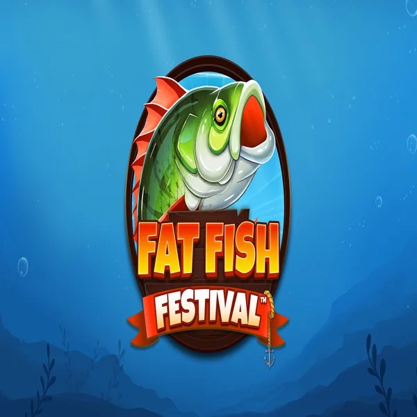 Fat Fish Festival online game logo by Wishbone Games on ringospins.com