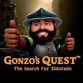Gonzo's Quest slot logo by NetEnt at Ringospin CasinoGonzo's Quest