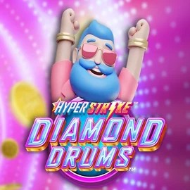Hyper Strike Diamond Drums logo – Slots by Gameburger Studios at Ringospin Casino