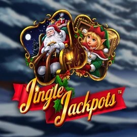 Jingle Jackpots logo by Dragon Gaming Ringospin Casino