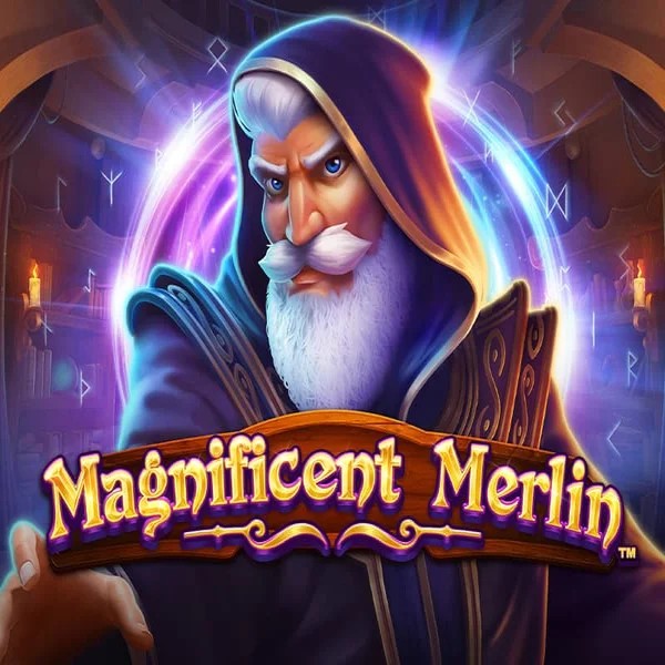 Try Magnificent Merlin slot by Greentube on ringospins.com – logo image
