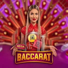Live Casino logo of Mega Baccarat from Pragmatic Play at Ringospin Casino
