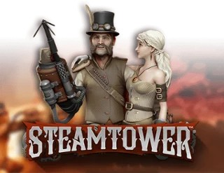 Steam Tower Slot logo by NetEnt Ringospin Casino