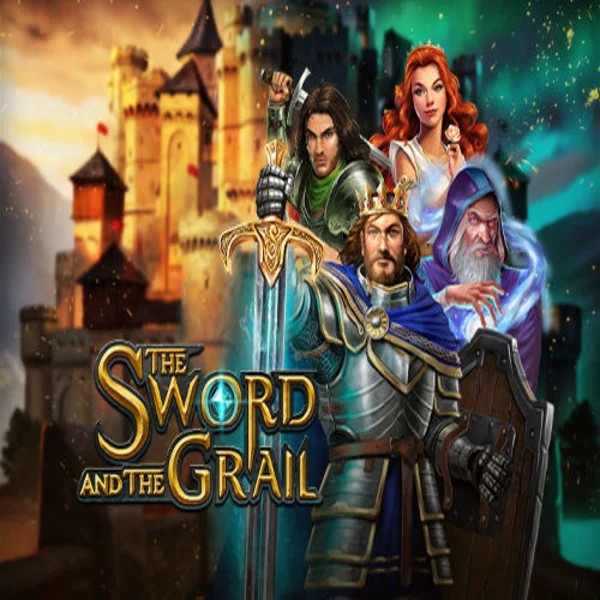 The Sword and the Grail online game logo by  on ringospins.com